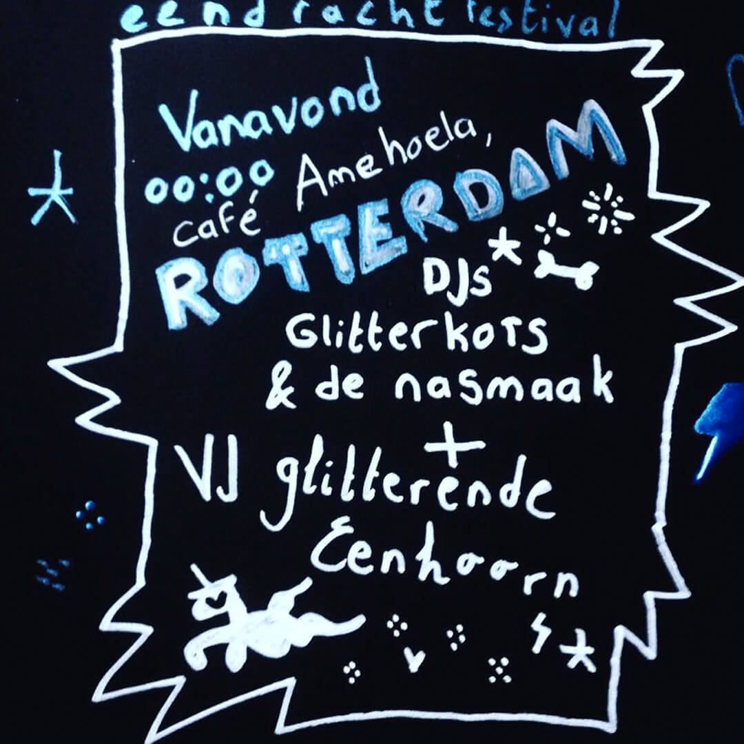 optreden-eendrachtfestival-rotterdam-glitterkots-glitterende-eenhoorn